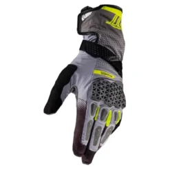 Rękawice cross LEATT ADV HYDRADRI 5.5 VIZ szary żółty fluo
