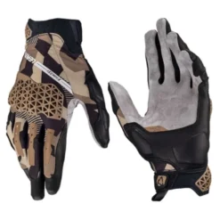 Rękawice cross LEATT ADV X-FLOW 7.5 SHORT DESERT brązowy czarny