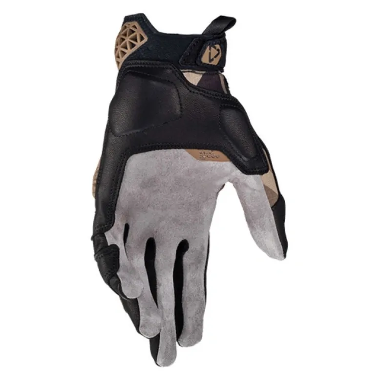 Rękawice cross LEATT ADV X-FLOW 7.5 SHORT DESERT brązowy czarny