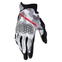 Rękawice cross LEATT ADV X-FLOW 7.5 SHORT STEEL szary czarny
