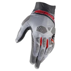 Rękawice cross LEATT ADV X-FLOW 5.5 SHORT MIST szary czerwony