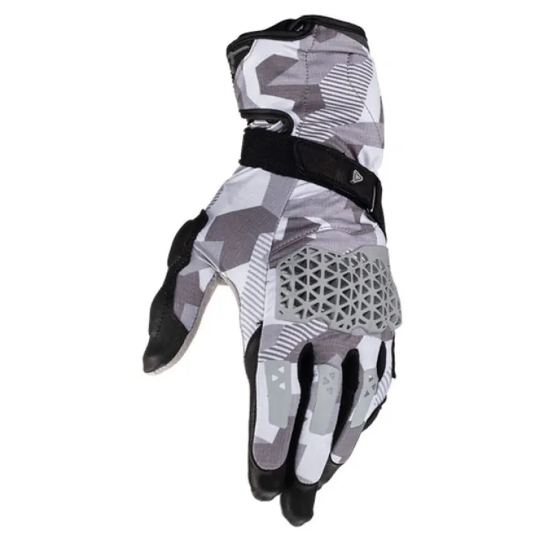 Rękawice cross LEATT ADV X-FLOW 7.5 STEEL szary czarny