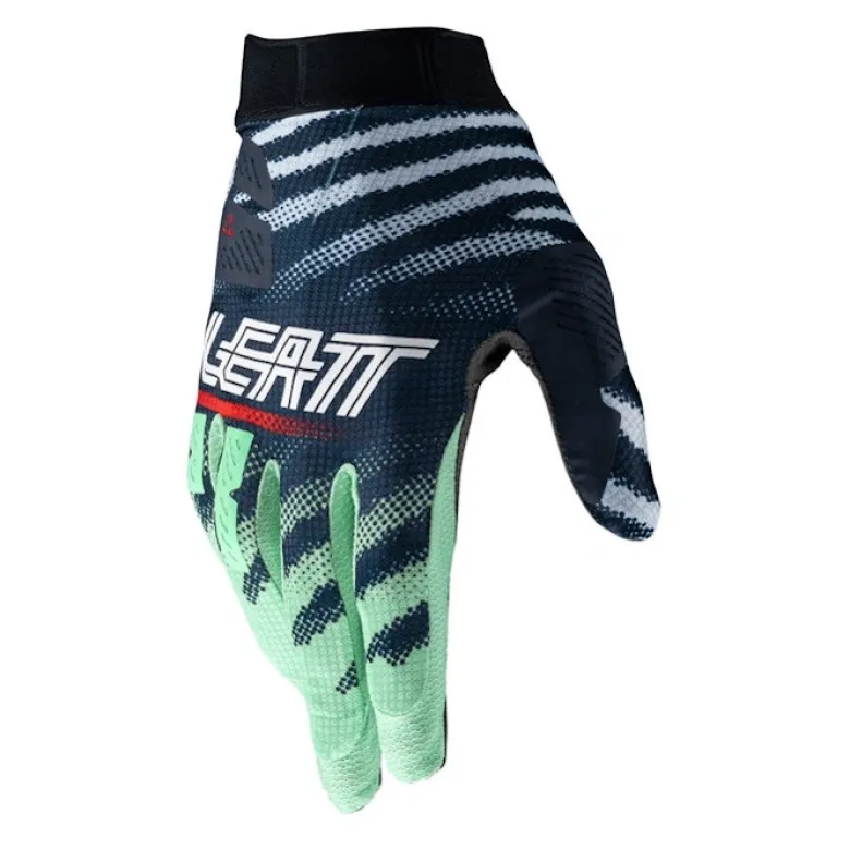 Rękawice cross LEATT MOTO 1.5 GRIPR MATCHA zielony niebieski