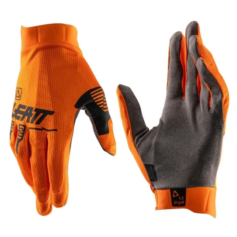 Rękawice cross LEATT MOTO 1.5 GRIPR ORANGE pomarańczowy