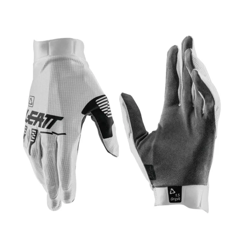 Rękawice cross LEATT MOTO 1.5 GRIPR WHITE biały