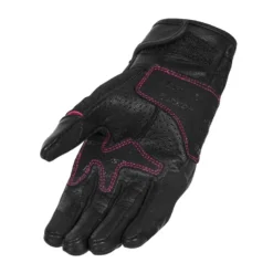 Rękawice miejskie damskie SECA AXIS MESH II LADY FUCHSIA czarny różowy