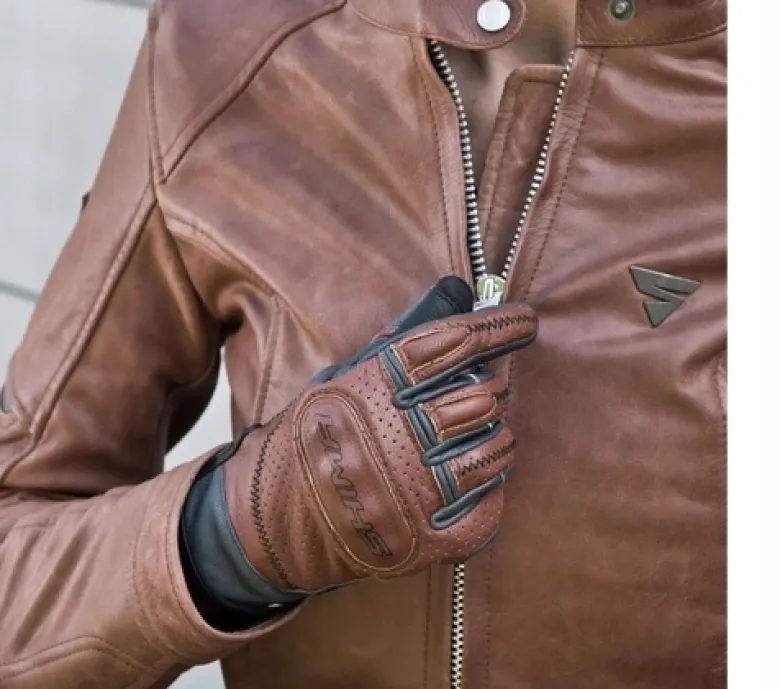 Rękawice miejskie damskie SHIMA CALIBER LADY BROWN brązowy czarny
