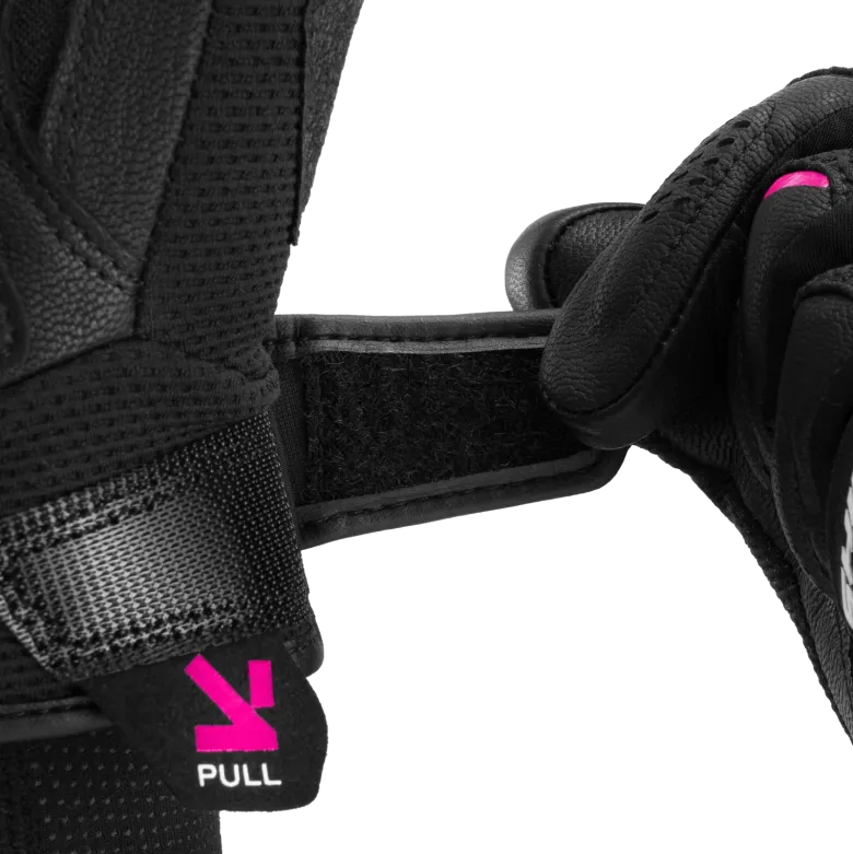 Rękawice miejskie damskie SHIMA SPARK 3.0 LADY PINK czarny różowy
