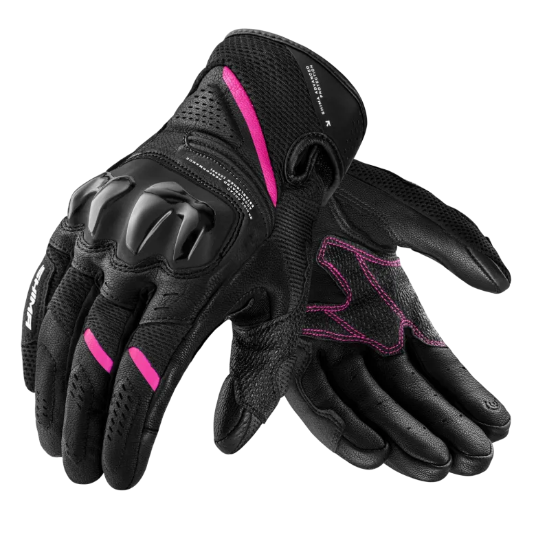 Rękawice miejskie damskie SHIMA SPARK 3.0 LADY PINK czarny różowy