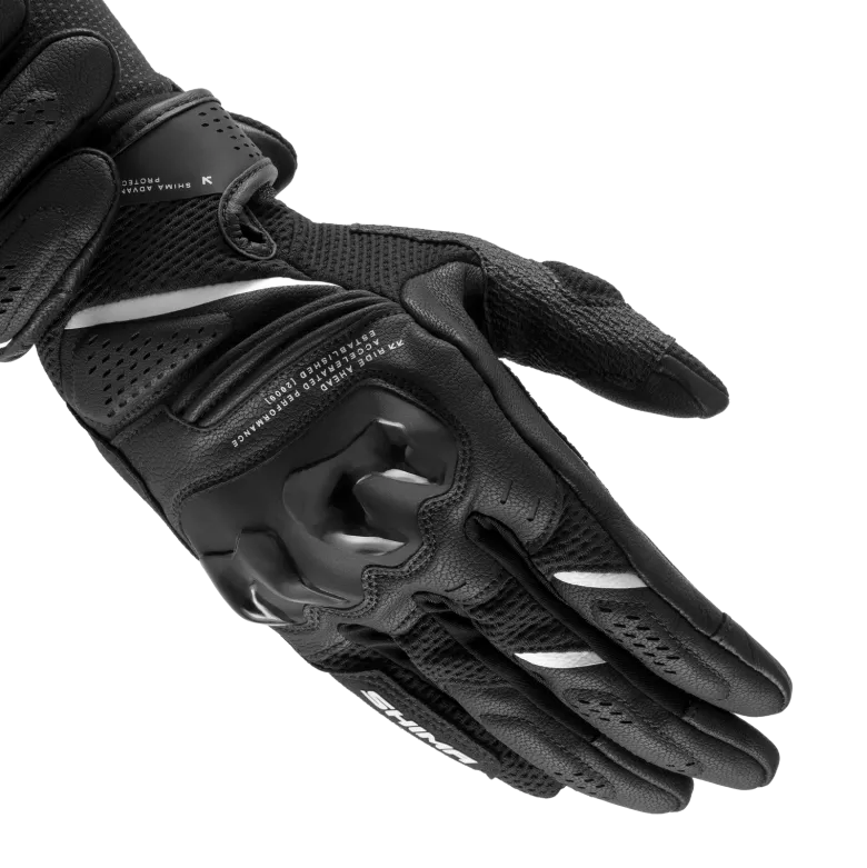 Rękawice miejskie damskie SHIMA SPARK 3.0 LADY BLACK/WHITE czarny biały