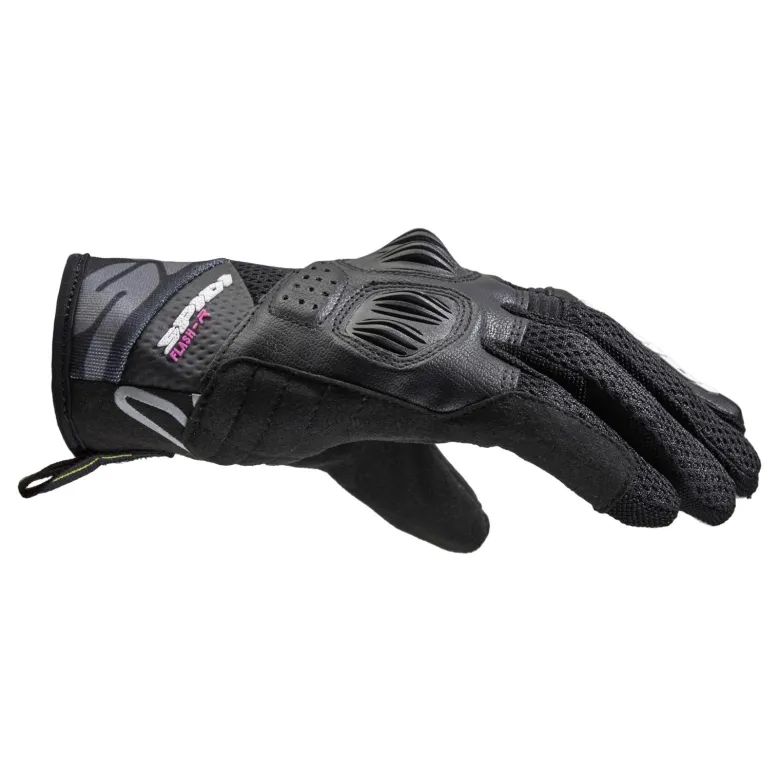 Rękawice miejskie damskie SPIDI FLASH-R EVO LADY BLACK czarny