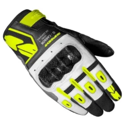 Rękawice miejskie damskie SPIDI G-CARBON LADY YELLOW FLUO biały czarny żółty fluo