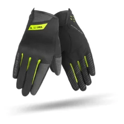 Rękawice miejskie dziecięce SHIMA ONE EVO KIDS FLUO czarny żółty fluo