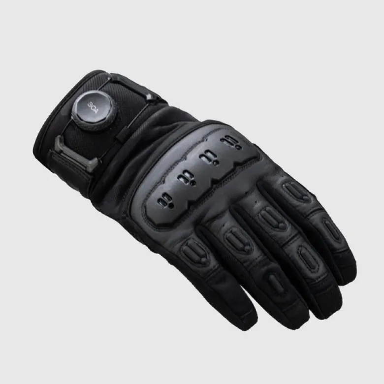 Rękawice miejskie KNOX ORSA TEXTILE OR4 BLACK czarny