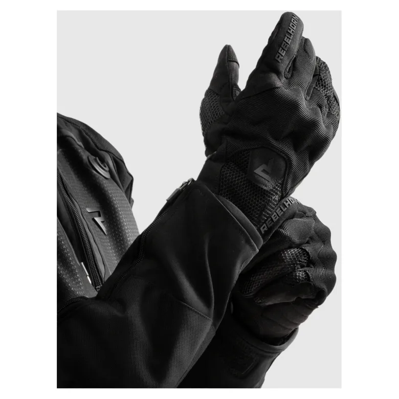 Rękawice miejskie REBELHORN CORE BLACK czarny