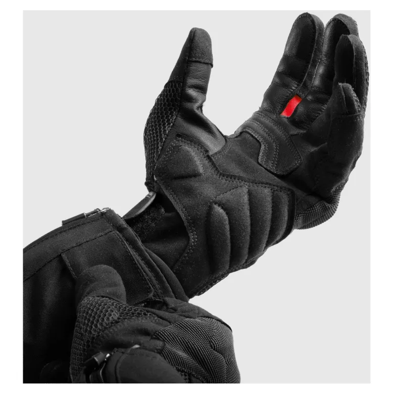 Rękawice miejskie REBELHORN CORE BLACK/RED czarny czerwony