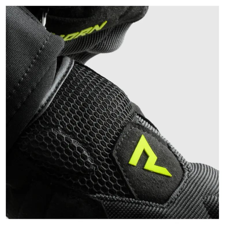 Rękawice miejskie REBELHORN CORE BLACK/GREY/FLUO YELLOW czarny szary żółty fluo