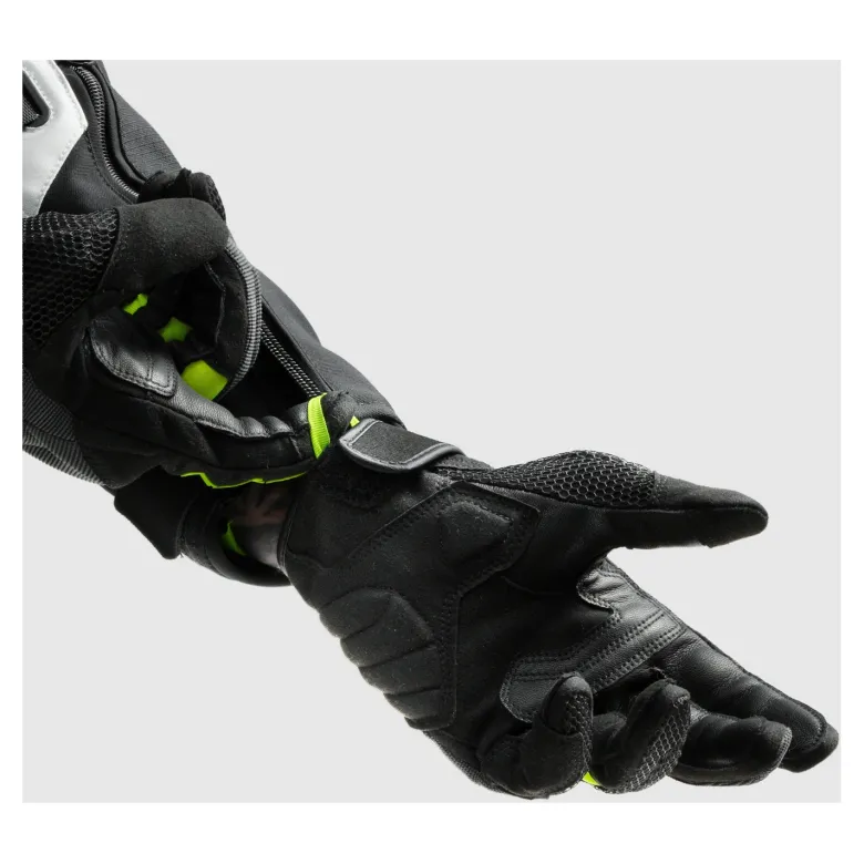 Rękawice miejskie REBELHORN CORE BLACK/GREY/FLUO YELLOW czarny szary żółty fluo
