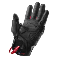 Rękawice miejskie REBELHORN DEFENDER BLACK/RED czarny czerwony