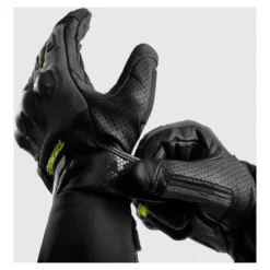 Rękawice miejskie REBELHORN DEFENDER BLACK/GREY/FLUO YELLOW czarny szary żółty fluo