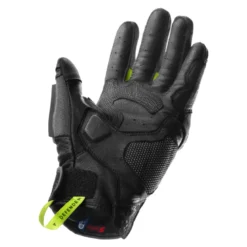 Rękawice miejskie REBELHORN DEFENDER BLACK/GREY/FLUO YELLOW czarny szary żółty fluo