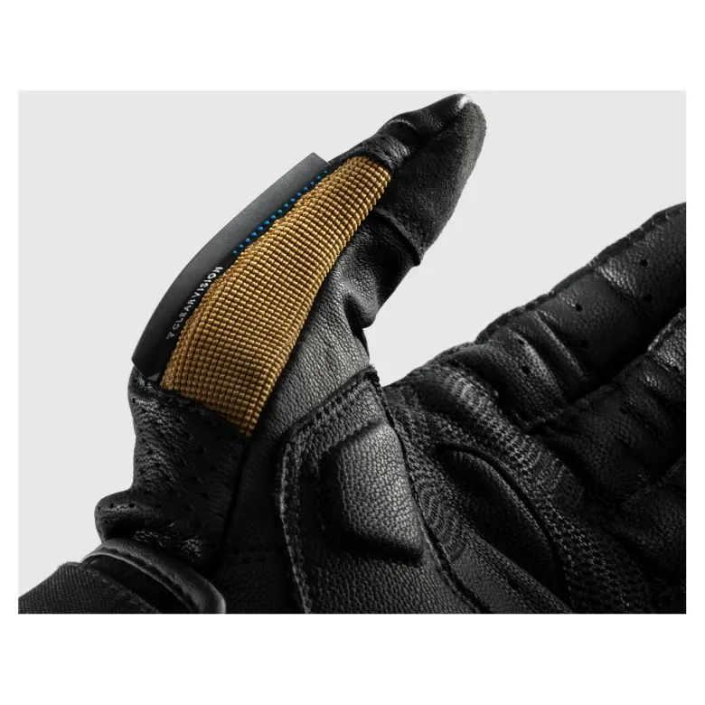 Rękawice miejskie REBELHORN DEFENDER DESERT/BLACK/RED brązowy czarny czerwony