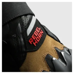 Rękawice miejskie REBELHORN DEFENDER DESERT/BLACK/RED brązowy czarny czerwony