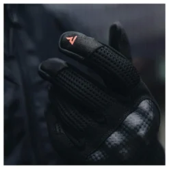 Rękawice miejskie REBELHORN GAP III BLACK/FLUO RED czarny czerwony fluo