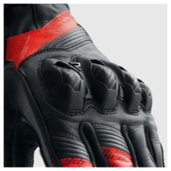 Rękawice miejskie REBELHORN VIPER BLACK/GREY/FLUO RED czarny szary czerwony fluo