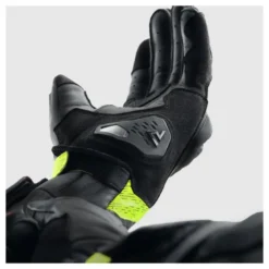 Rękawice miejskie REBELHORN VIPER BLACK/GREY/FLUO YELLOW czarny szary żółty fluo