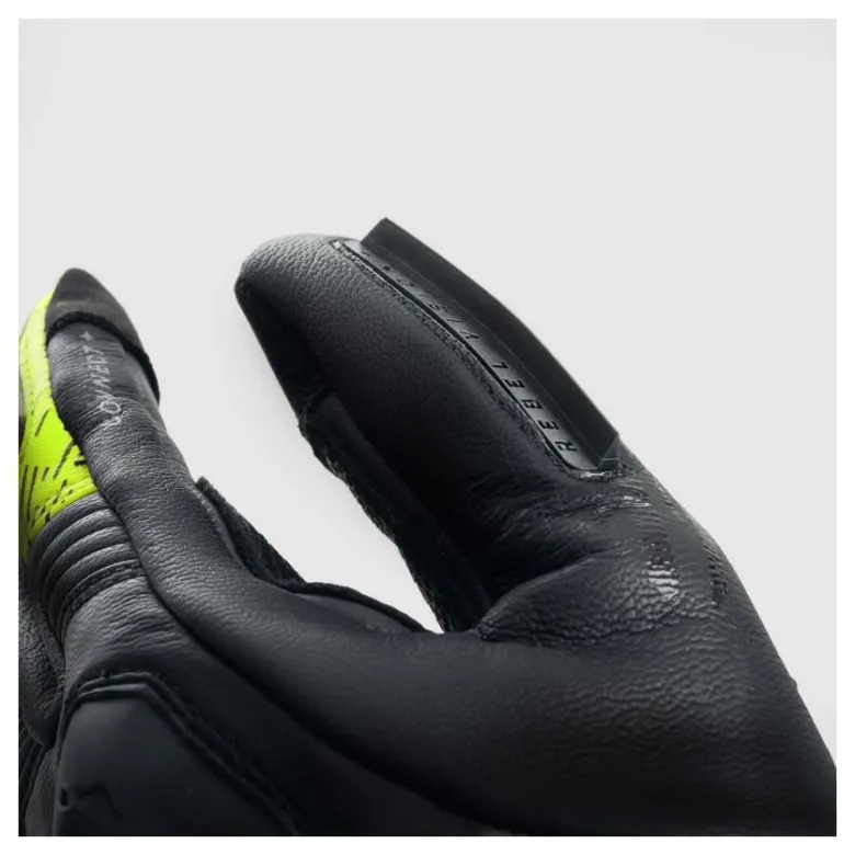 Rękawice miejskie REBELHORN VIPER BLACK/GREY/FLUO YELLOW czarny szary żółty fluo