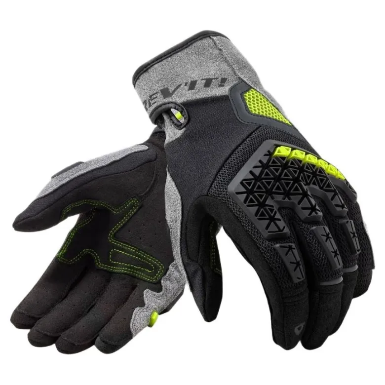 Rękawice miejskie REVIT MANGROVE SILVER/BLACK srebrny czarny żółty fluo