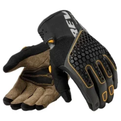 Rękawice miejskie REVIT MANGROVE 2 BLACK/OCHER YELLOW czarny żółty