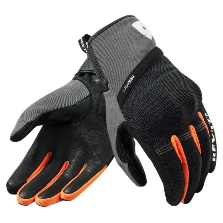 Rękawice miejskie REVIT MOSCA 2 BLACK/ORANGE czarny pomarańczowy