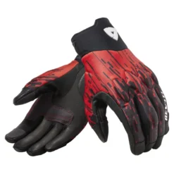 Rękawice miejskie REVIT SPECTRUM BLACK/NEON RED czarny czerwony fluo biały