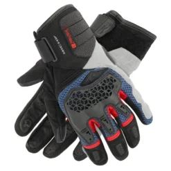 Rękawice miejskie RICHA BOGOTA BLACK/BLUE/RED czarny niebieski czerwony