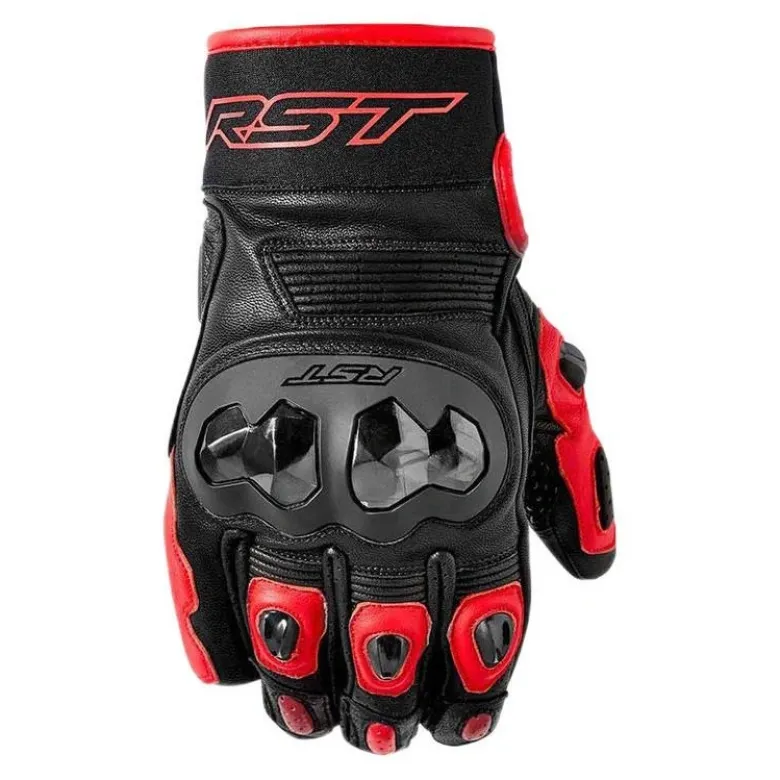Rękawice miejskie RST FREESTYLE 3 D3O BLACK/RED czarny czerwony