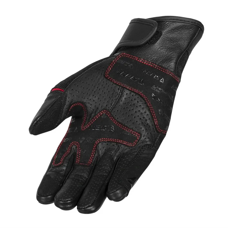 Rękawice miejskie SECA AXIS MESH II RED czarny czerwony