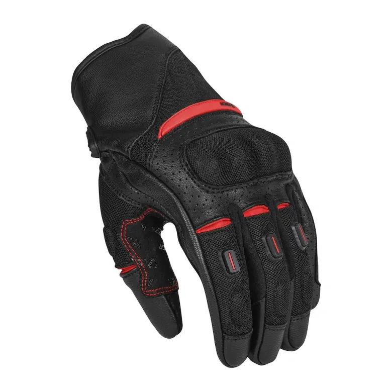 Rękawice miejskie SECA AXIS MESH II RED czarny czerwony