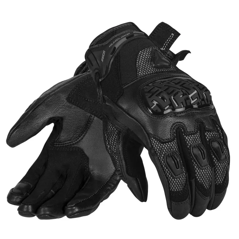 Rękawice miejskie SECA CONTROL FLASH BLACK czarny
