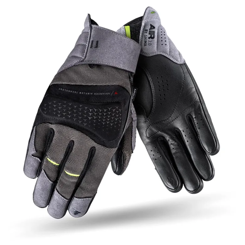 Rękawice miejskie SHIMA AIR 2.0 MEN GREY czarny szary