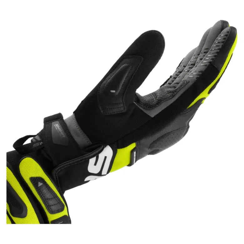 Rękawice miejskie SHIMA BLAZE 3.0 FLUO czarny żółty fluo