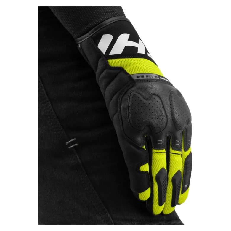 Rękawice miejskie SHIMA BLAZE 3.0 FLUO czarny żółty fluo