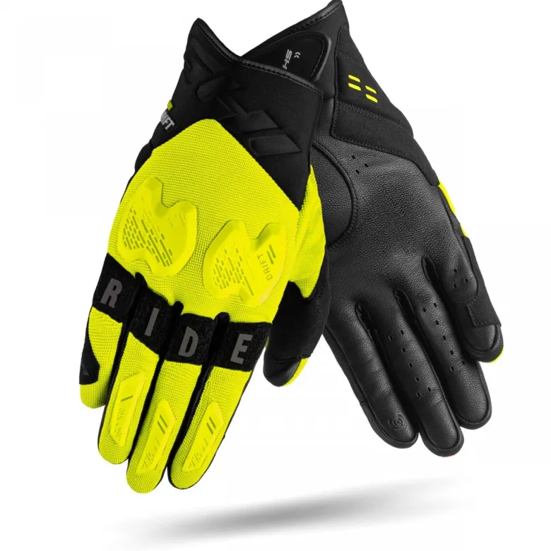 Rękawice miejskie SHIMA DRIFT YELLOW FLUO żółty fluo czarny