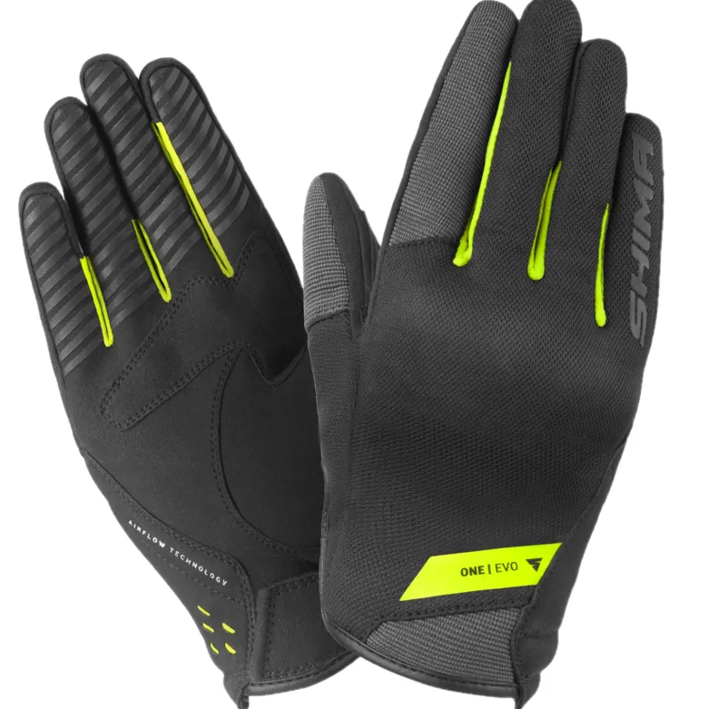 Rękawice miejskie SHIMA ONE EVO FLUO czarny żółty fluo