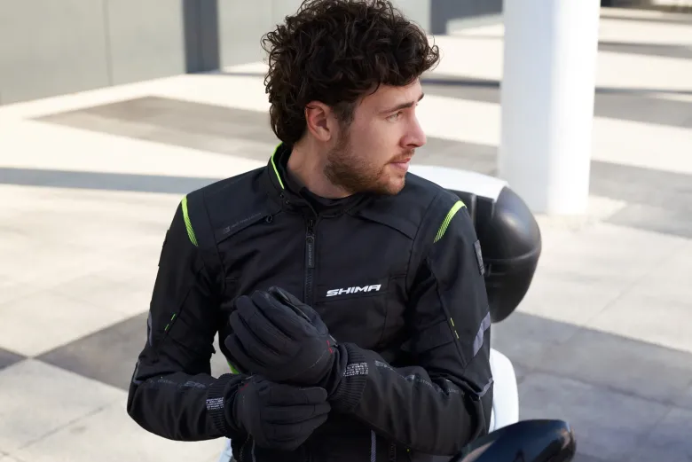 Rękawice miejskie SHIMA OSLO WIND MEN BLACK czarny