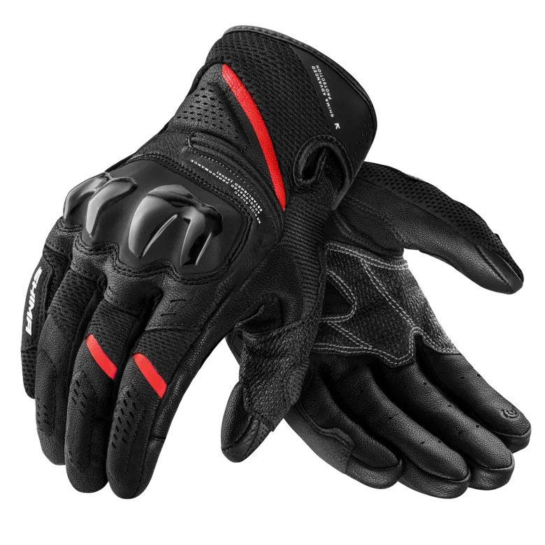 Rękawice miejskie SHIMA SPARK 3.0 BLACK/RED czarny czerwony