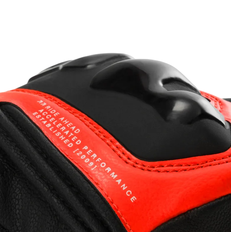 Rękawice miejskie SHIMA SPARK 3.0 RED FLUO czarny czerwony fluo