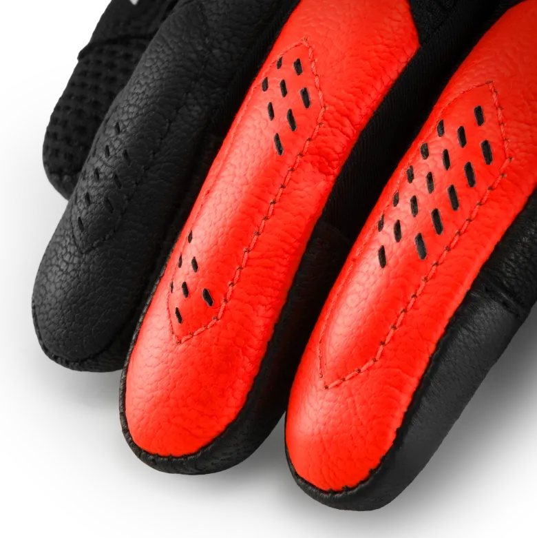 Rękawice miejskie SHIMA SPARK 3.0 RED FLUO czarny czerwony fluo