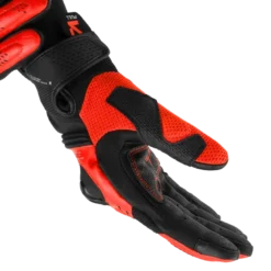 Rękawice miejskie SHIMA SPARK 3.0 RED FLUO czarny czerwony fluo